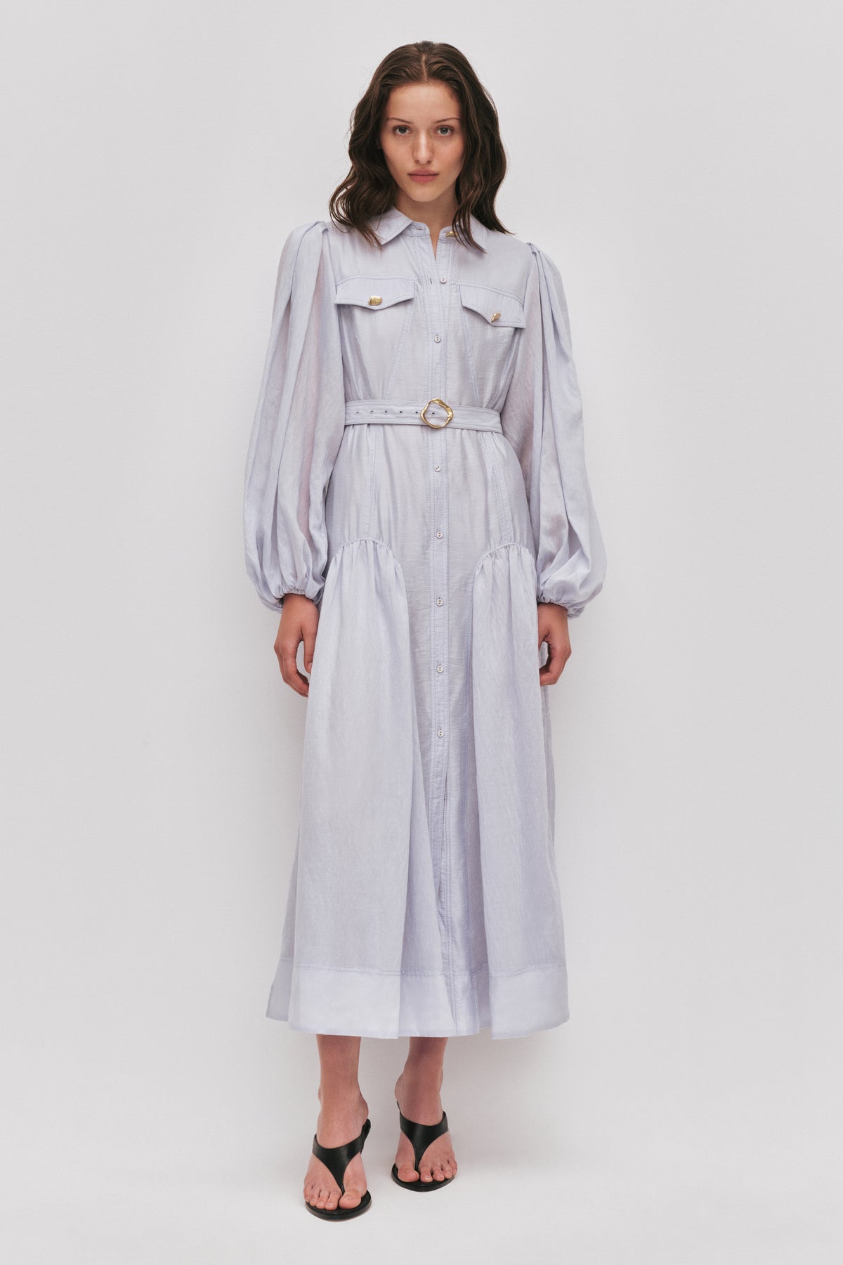 Colide Shirt Dress | French Blue | Aje – Aje NZ