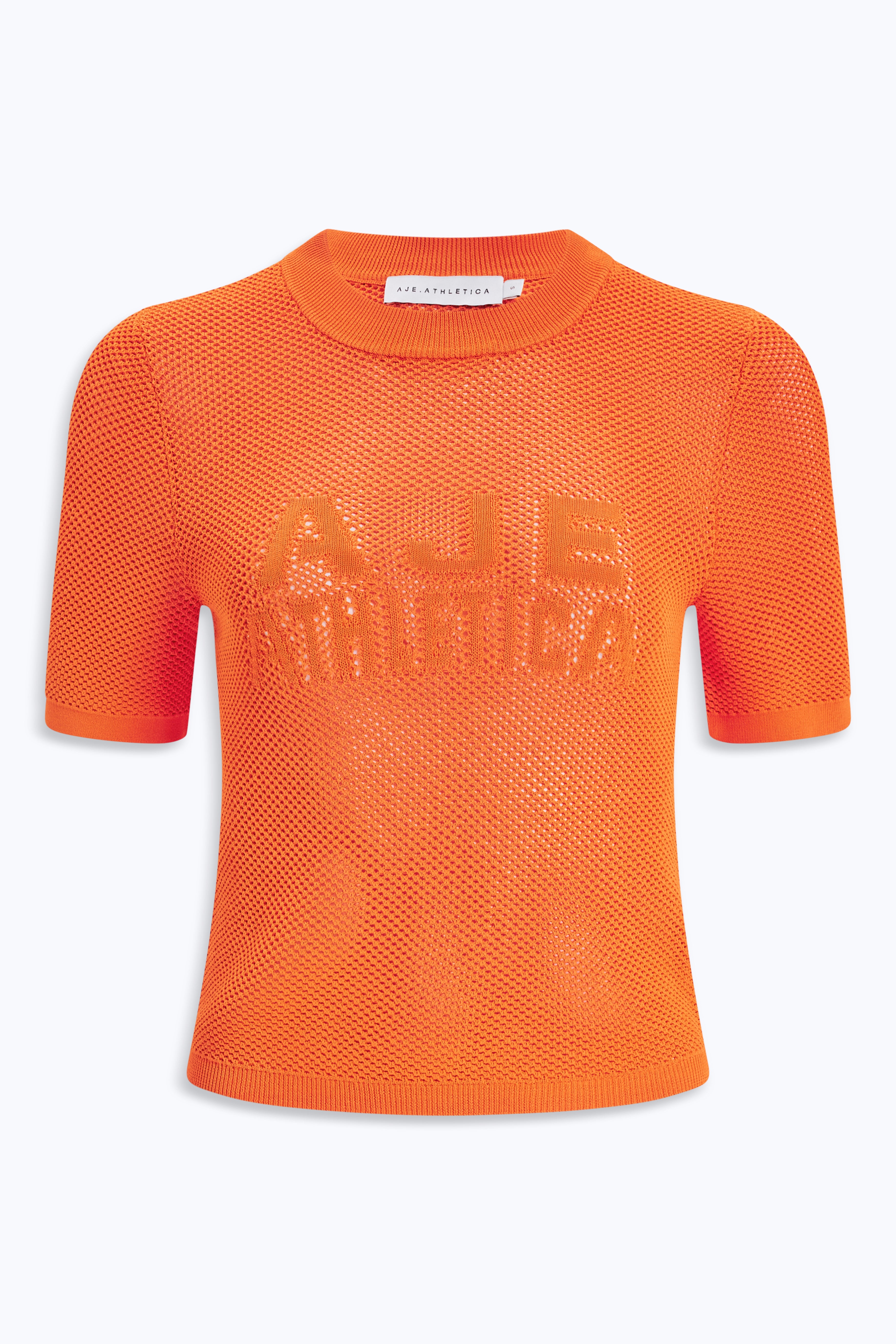 Crop Knit Logo Tee