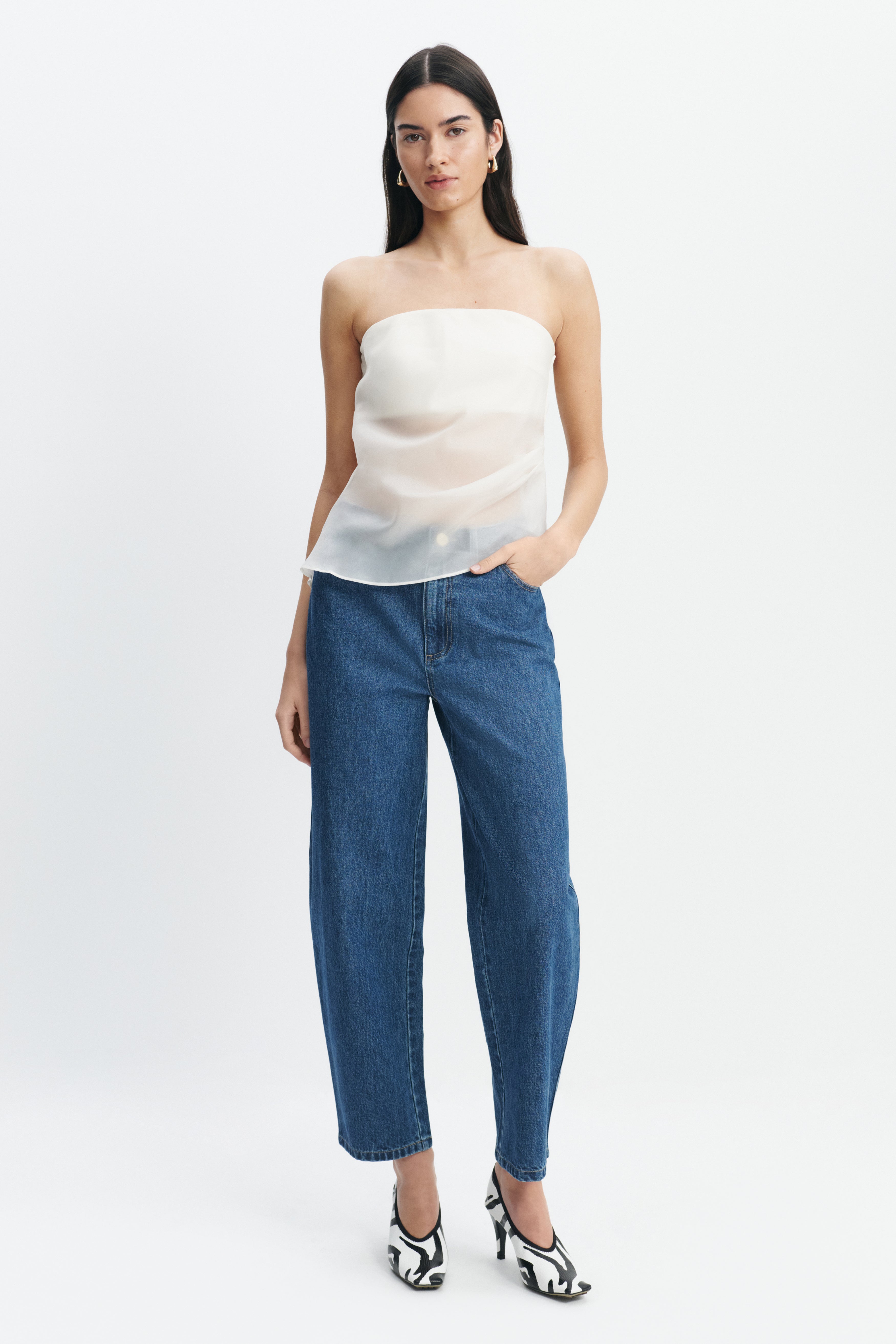 Tully Bubble Crop Jean