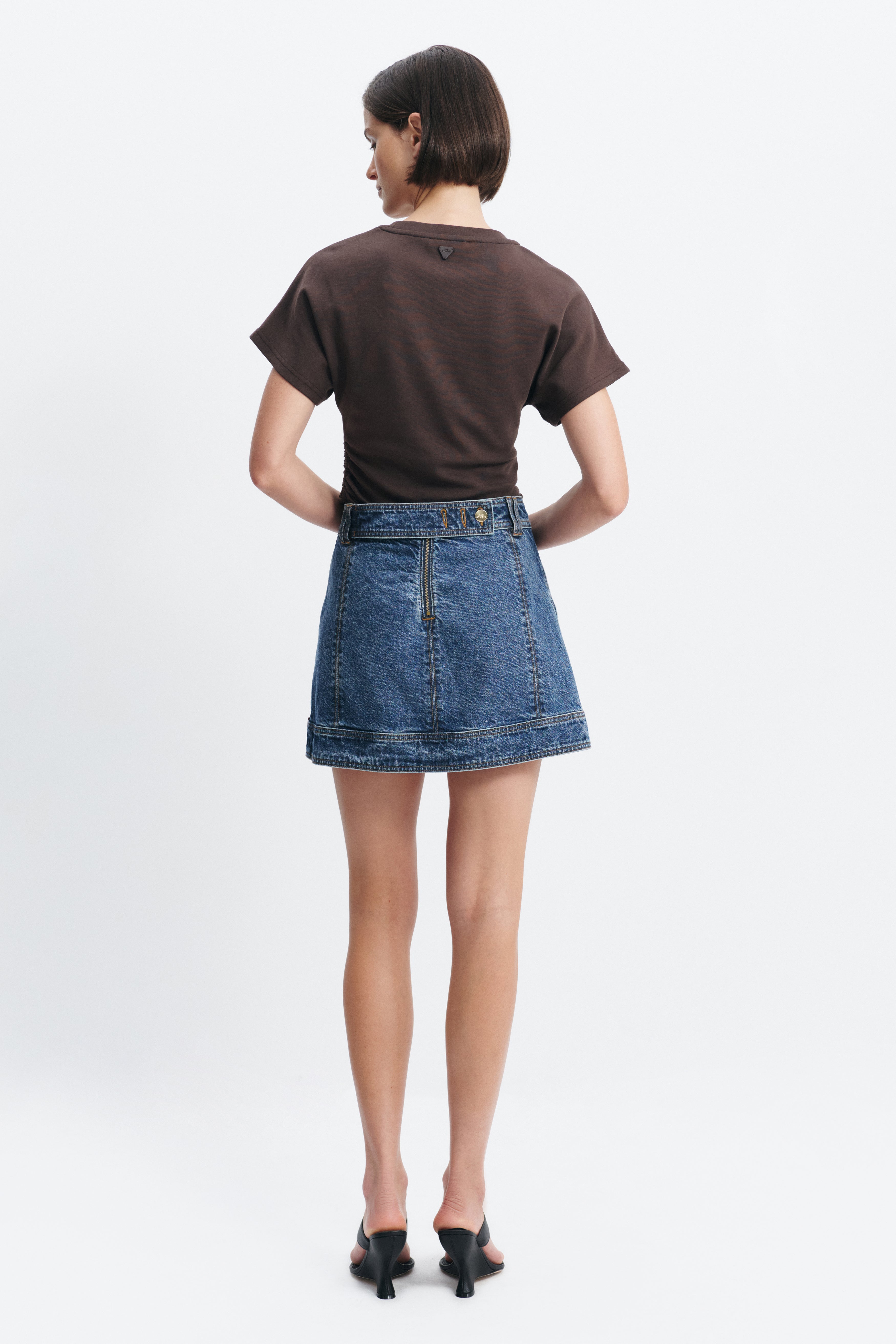 Olivia Denim Mini Skirt