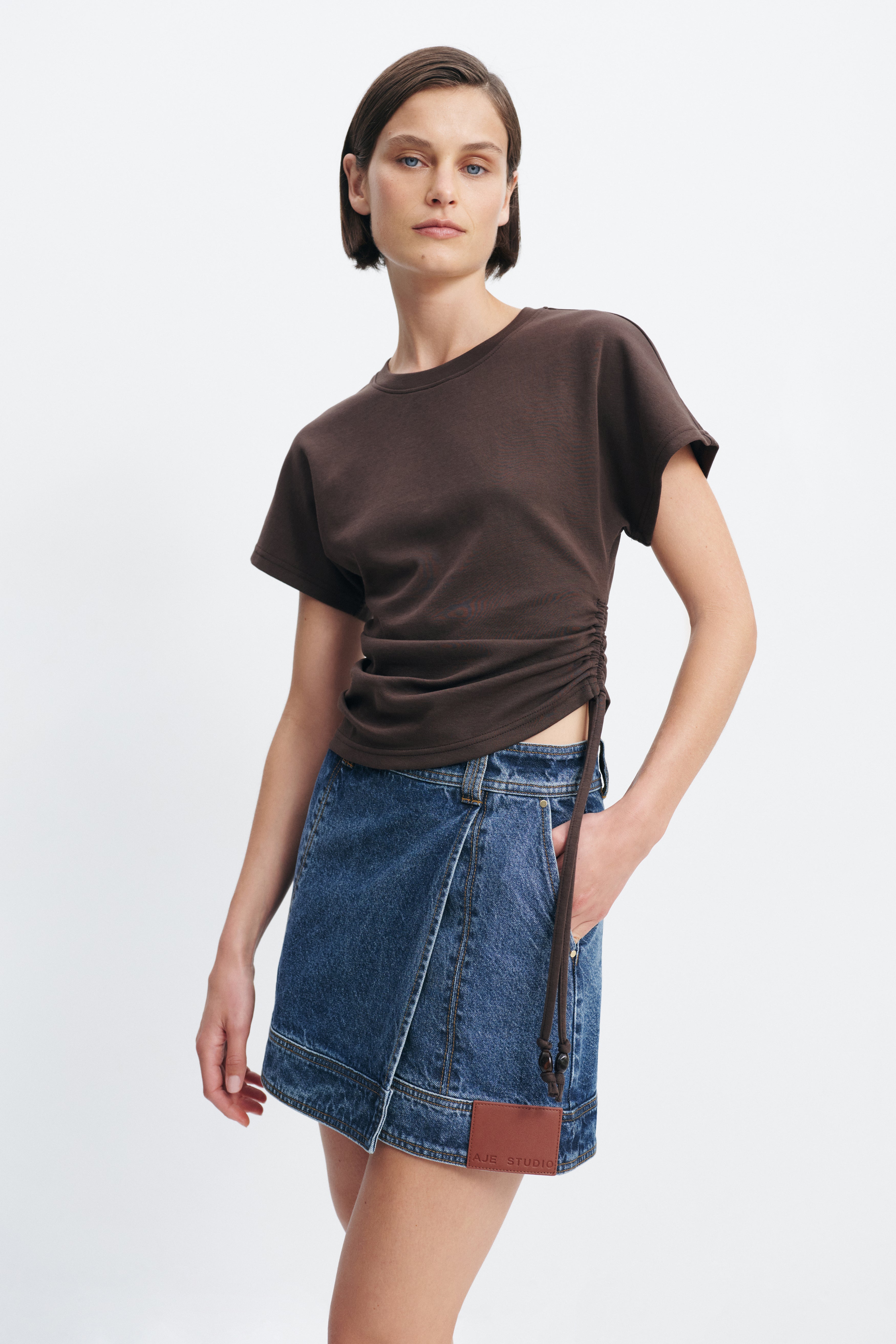 Olivia Denim Mini Skirt