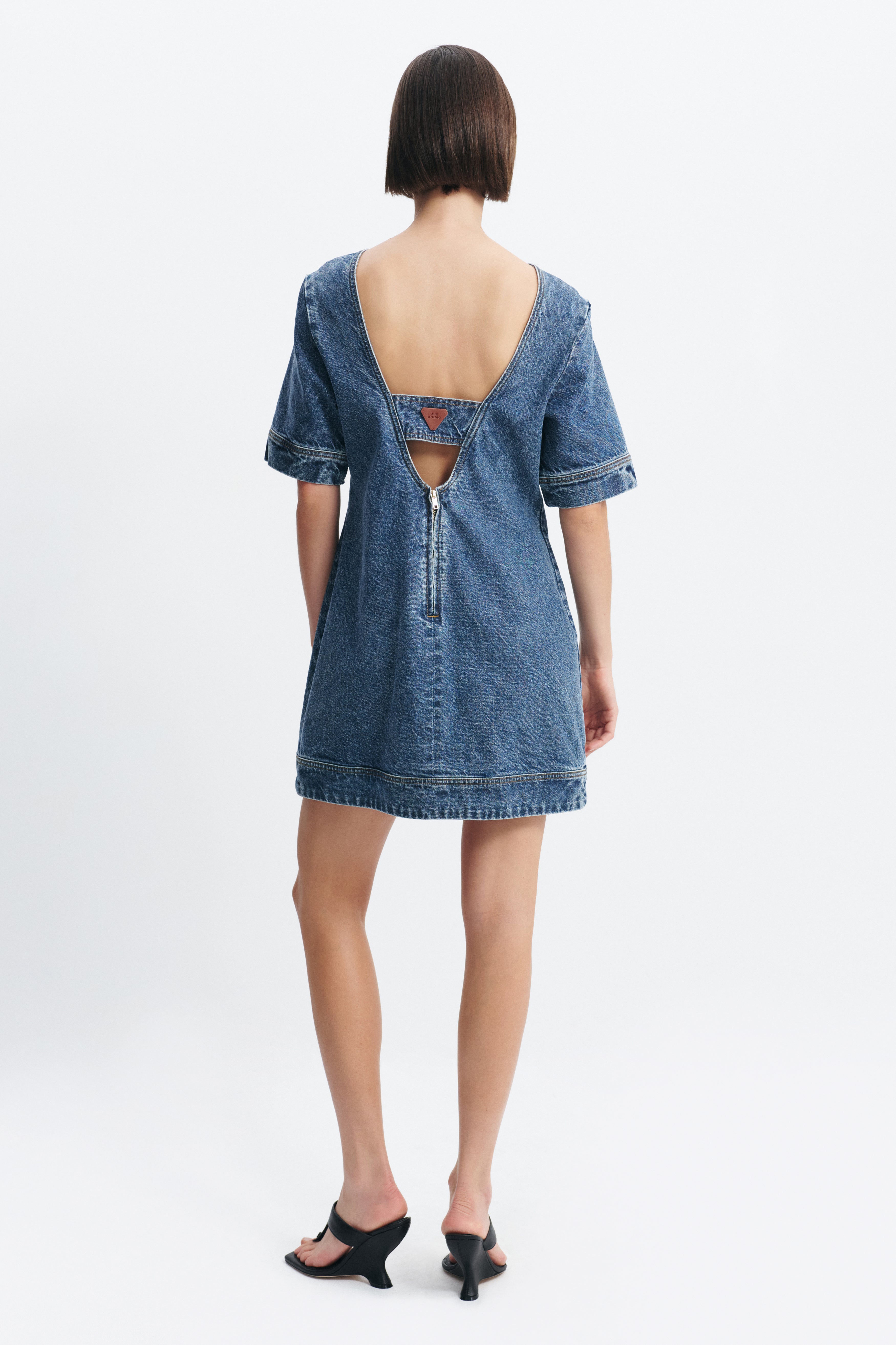 Olivia Denim Mini Dress