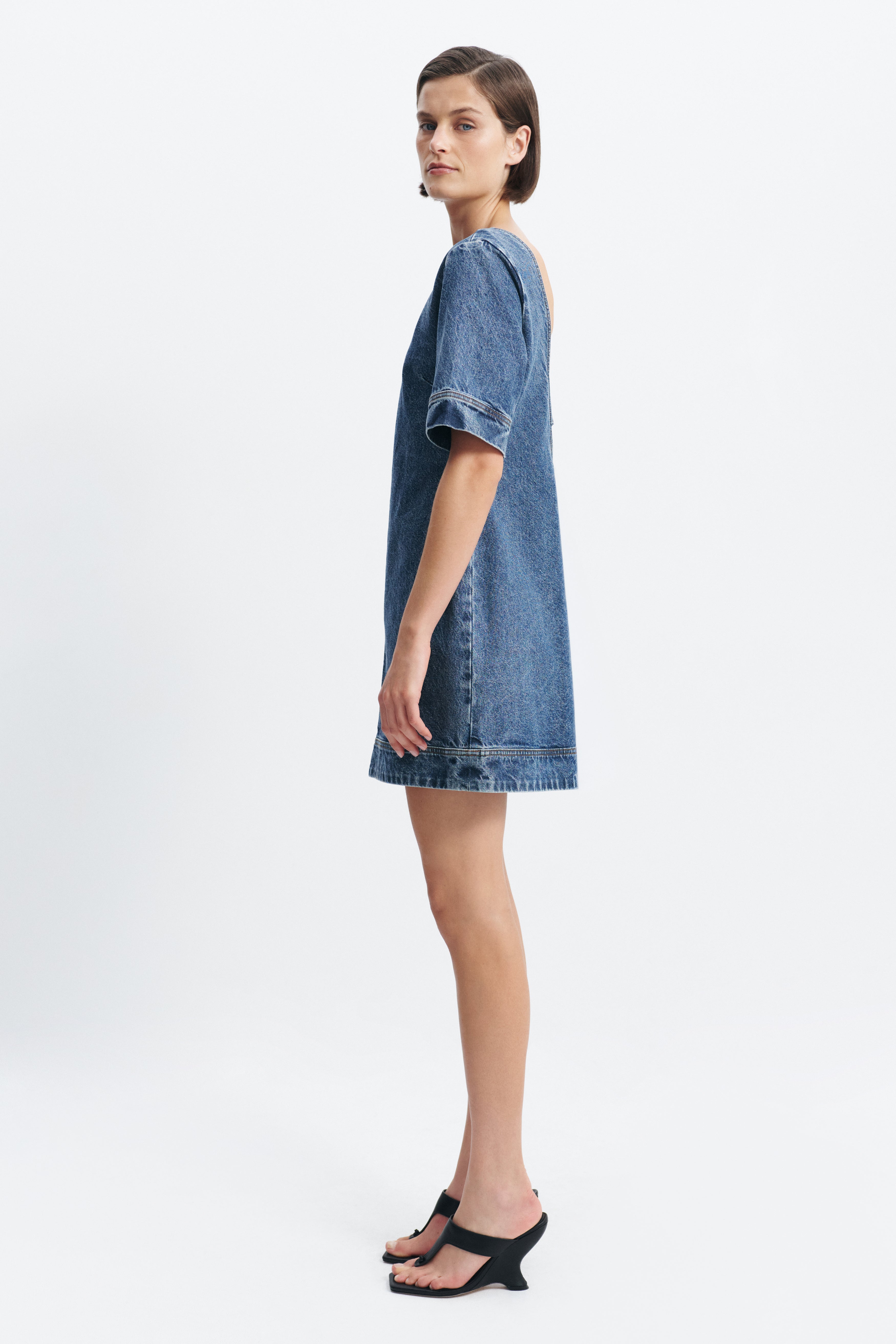 Olivia Denim Mini Dress