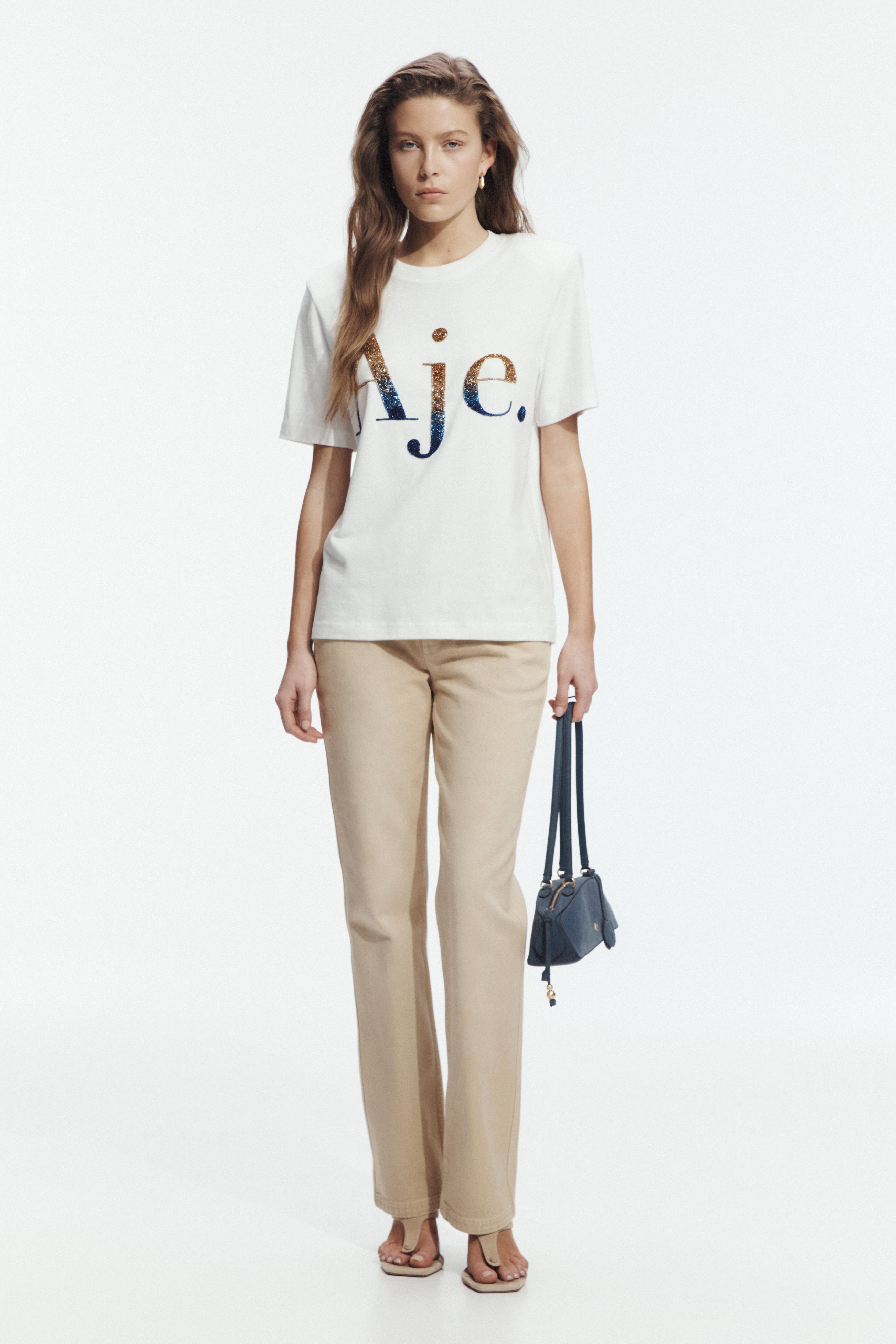 Lagoona Embellished Logo Tee