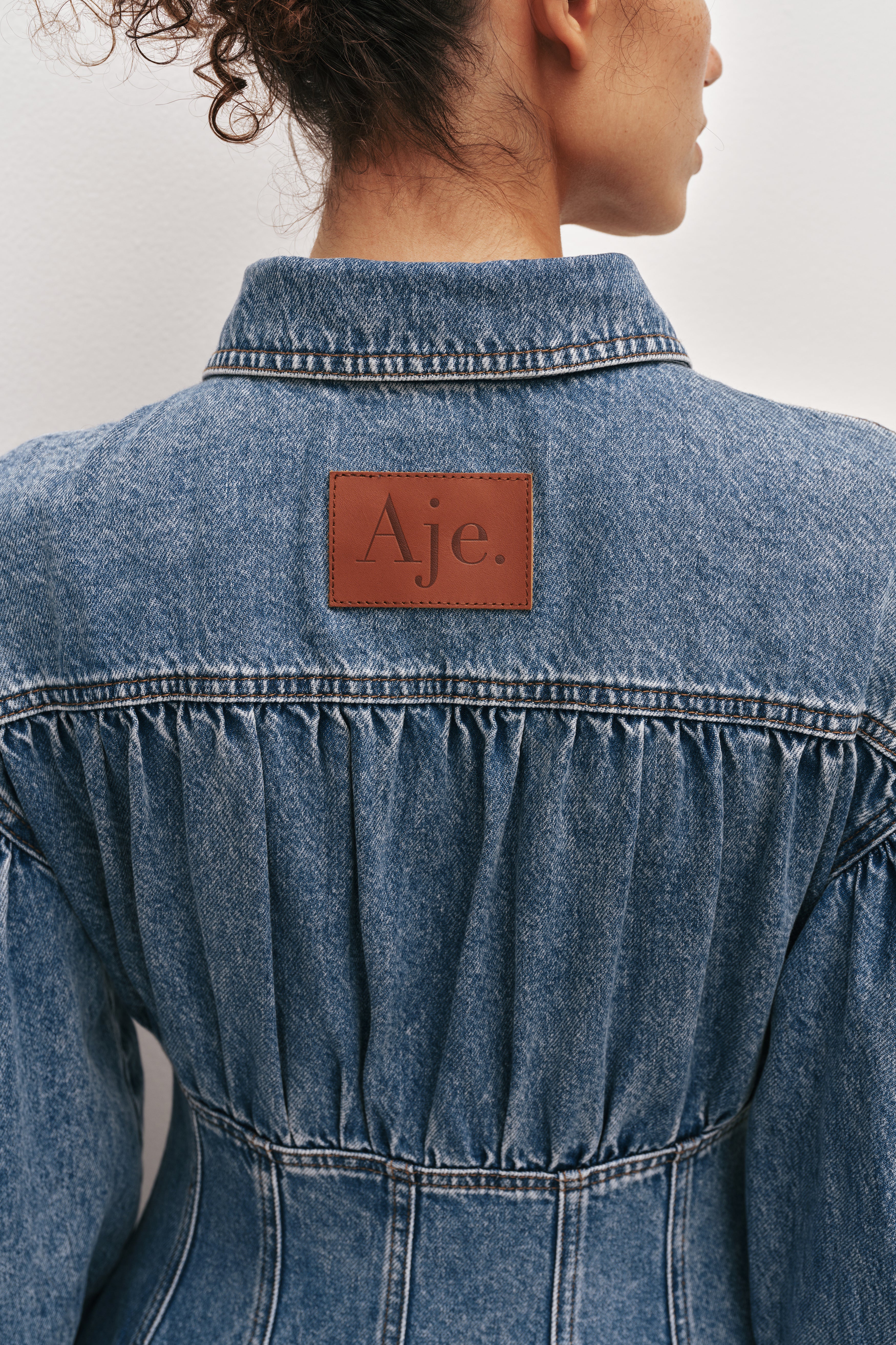 Lorraine Denim Mini Dress