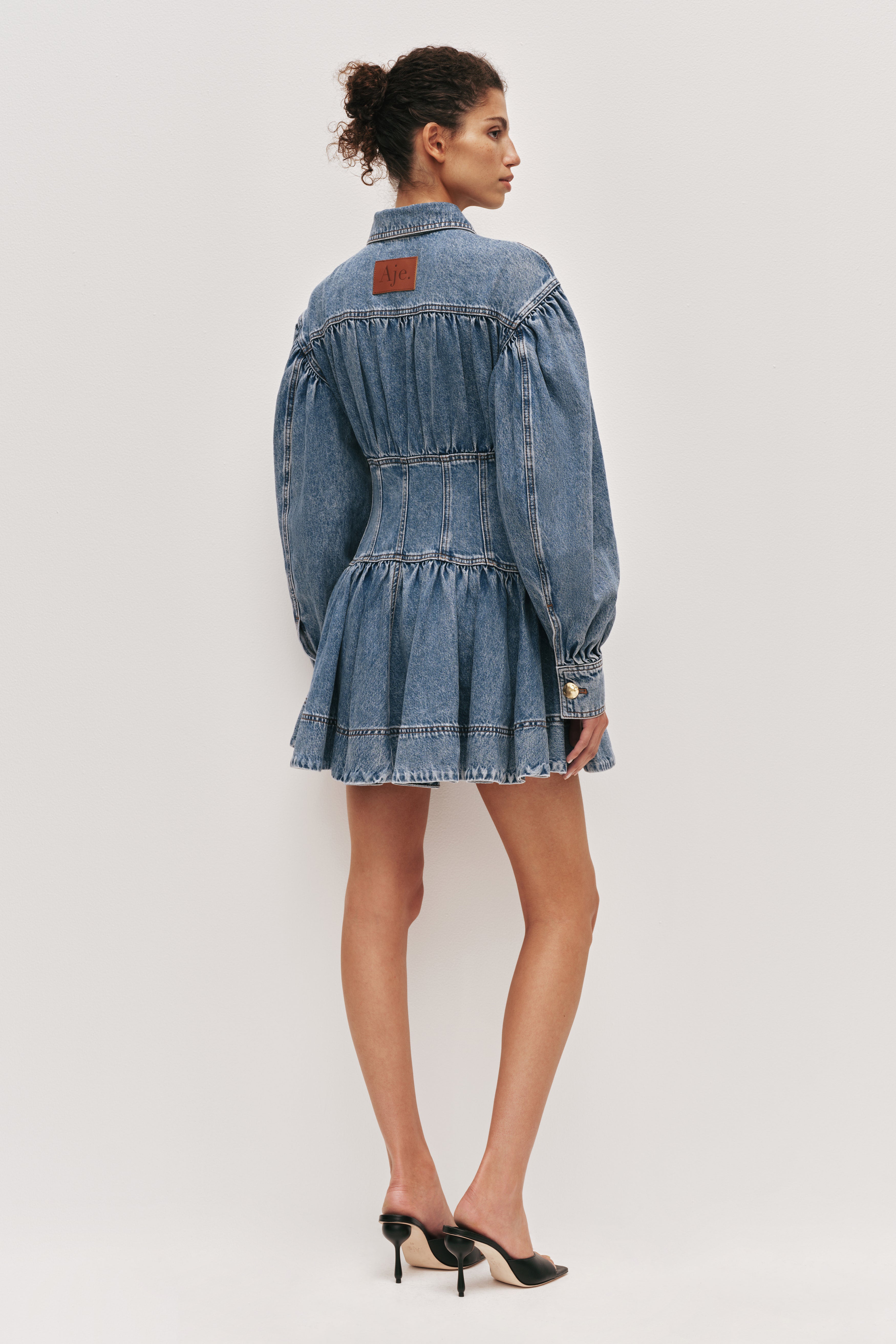 Lorraine Denim Mini Dress