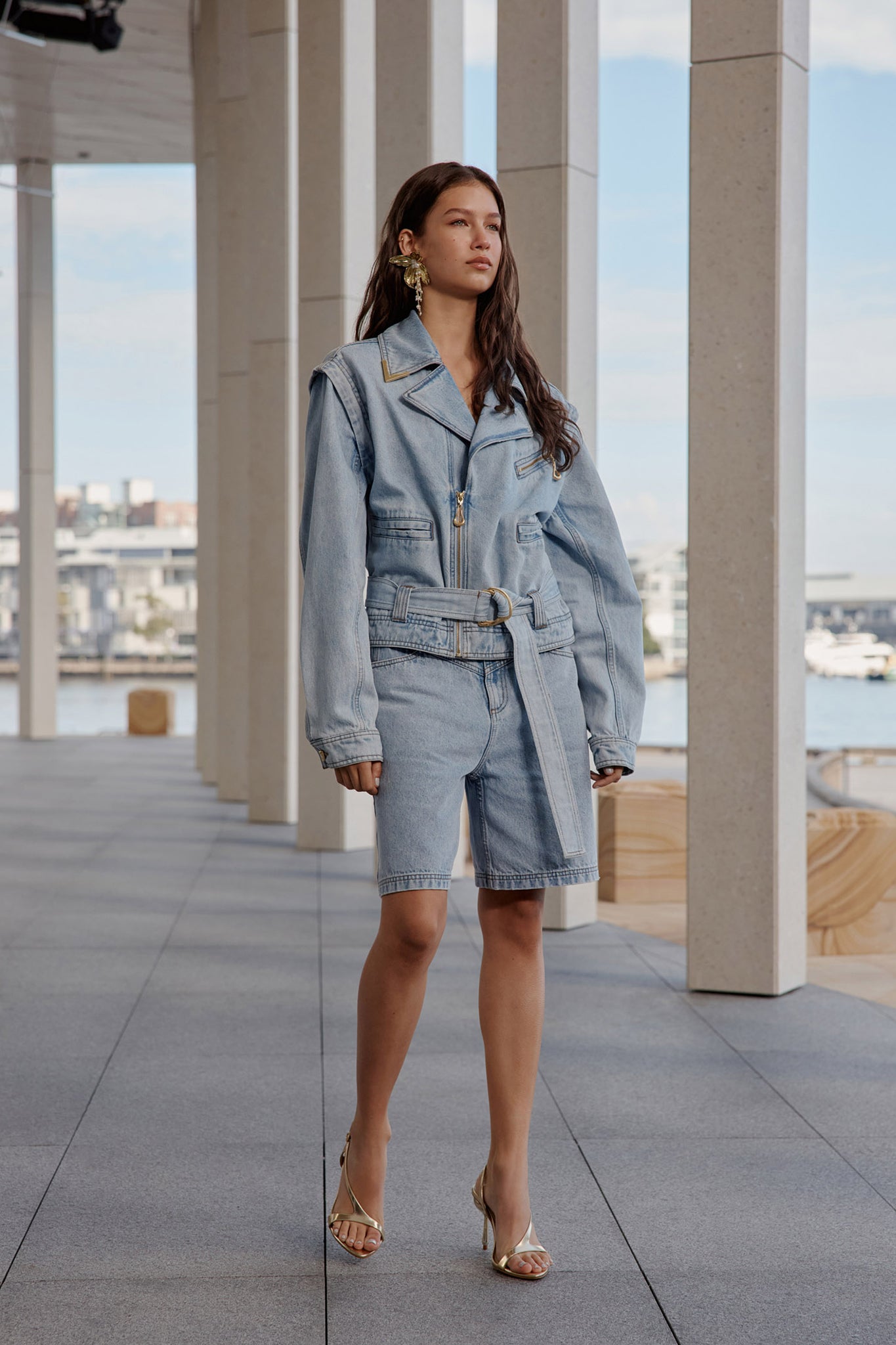 Amara Hardware Denim Jacket