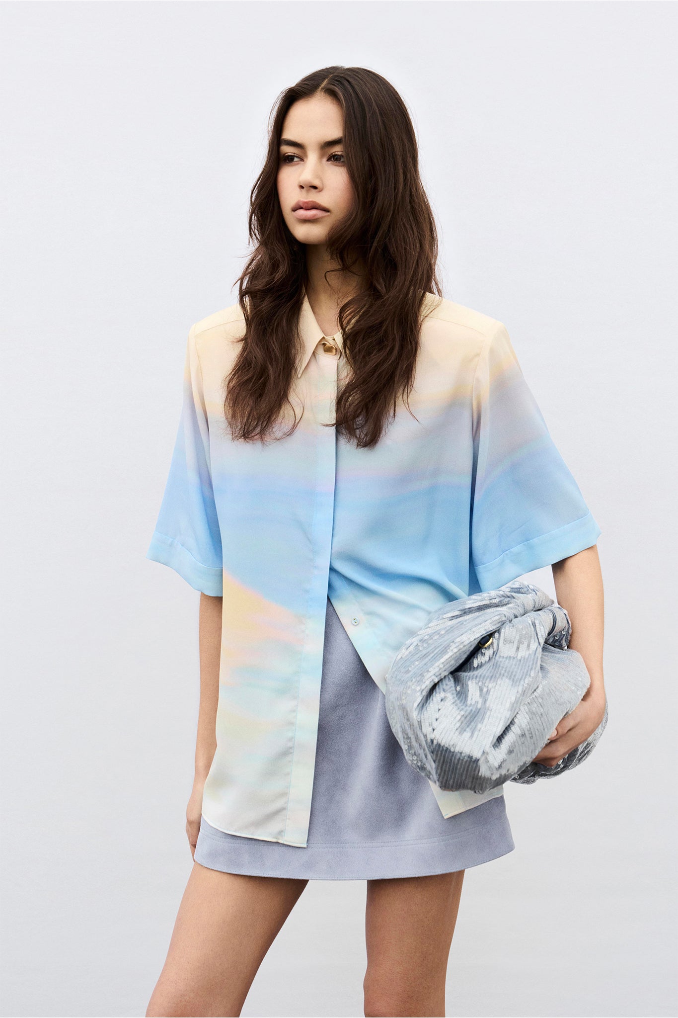 Avalon Short Sleeve Silk Shirt