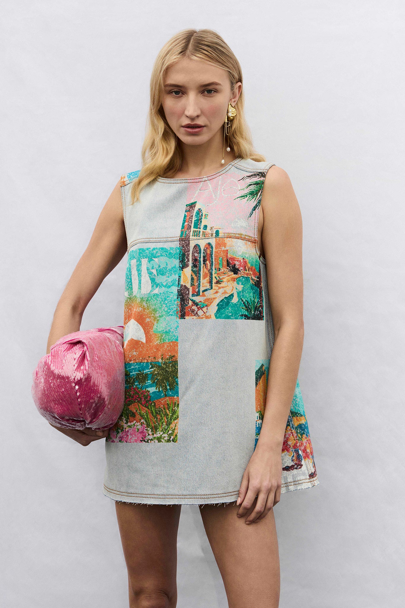 Mae Denim Mini Dress