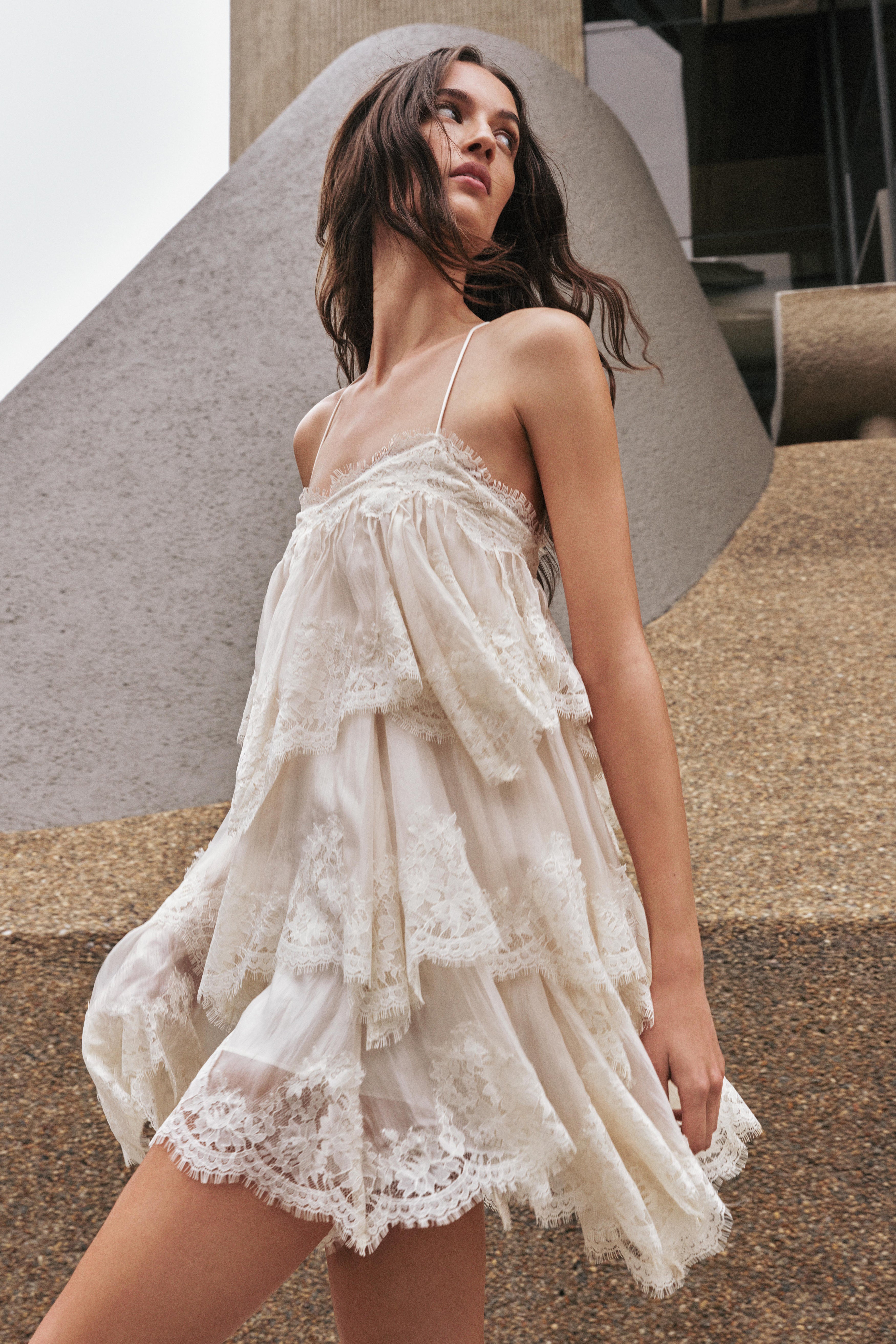 Ophelia Lace Mini Dress