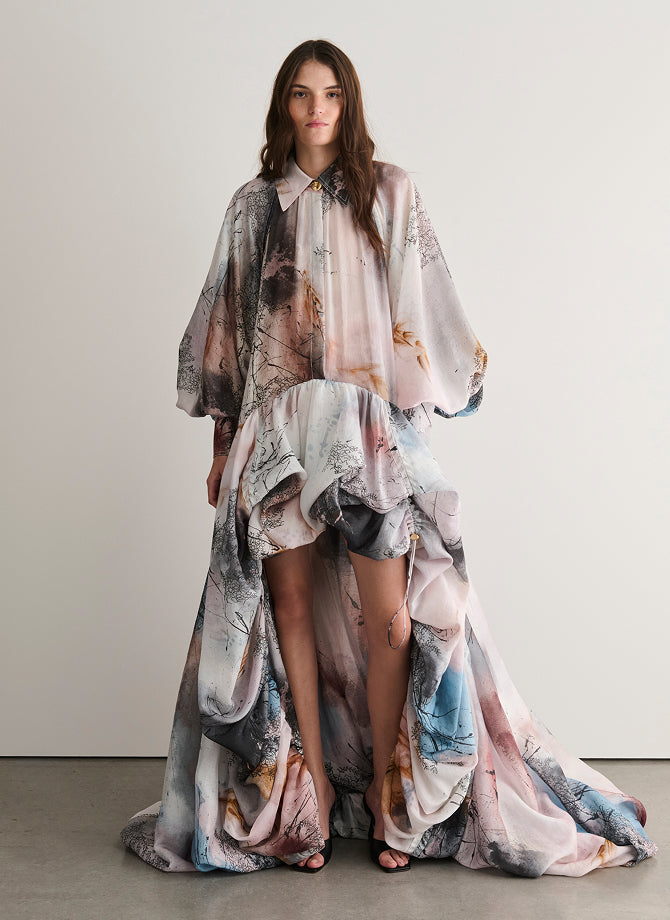 chinese dress ladies Mercurial Maxi Dress | Pink Quartz