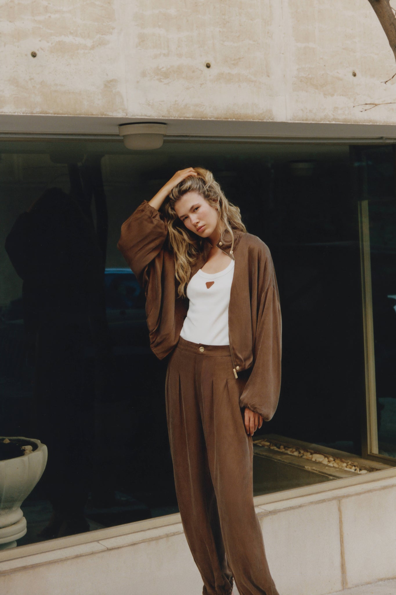Brooke Bubble Hem Jacket