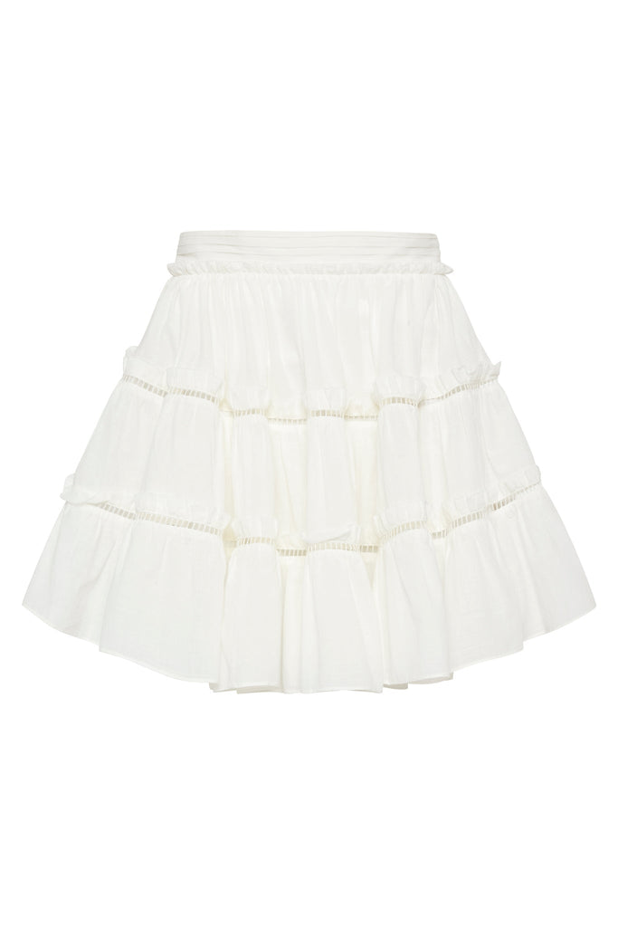 Recurrence Tiered Mini Skirt