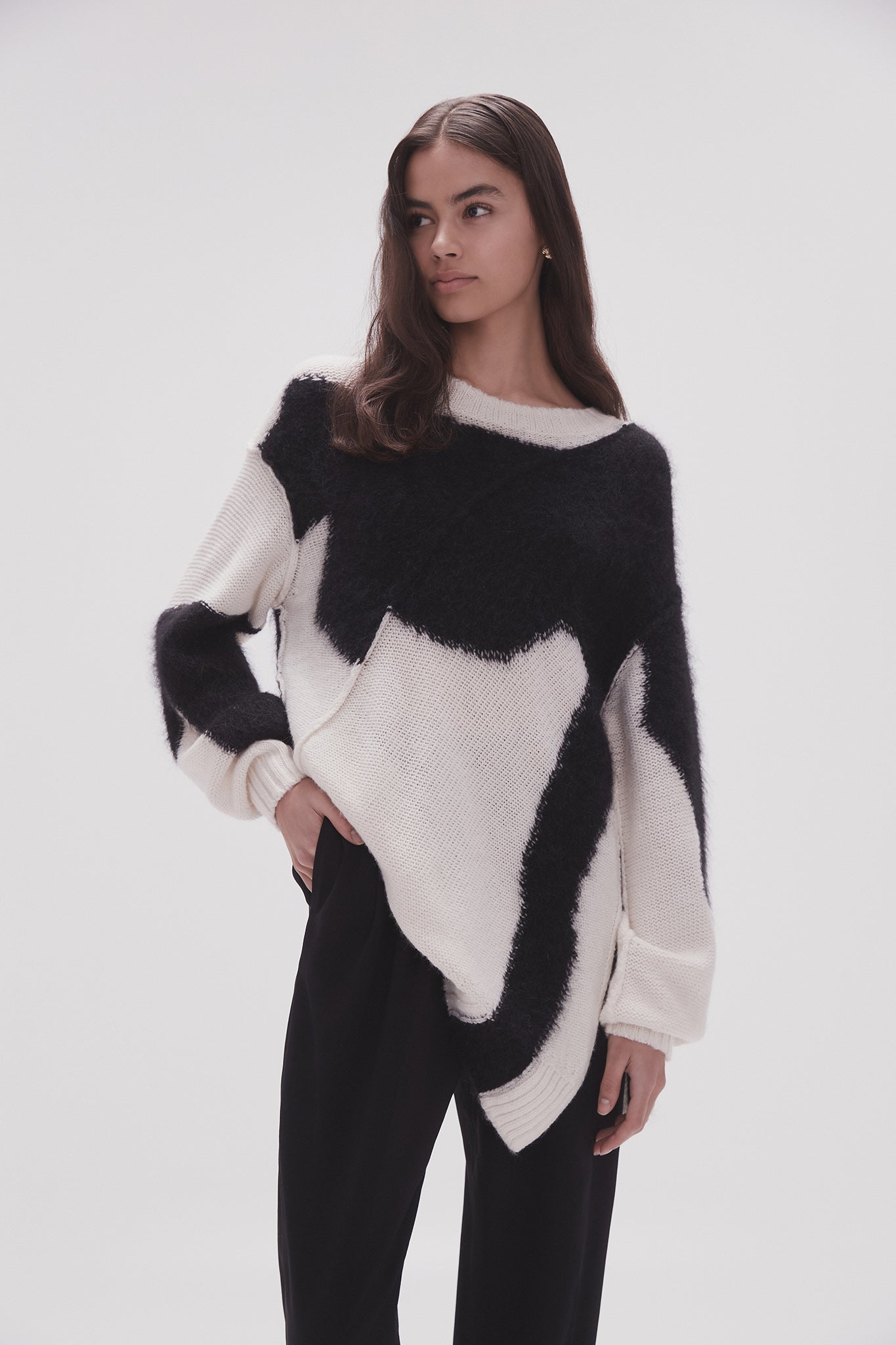 Joanie + Every Cloud Intarsia Knit Jumper