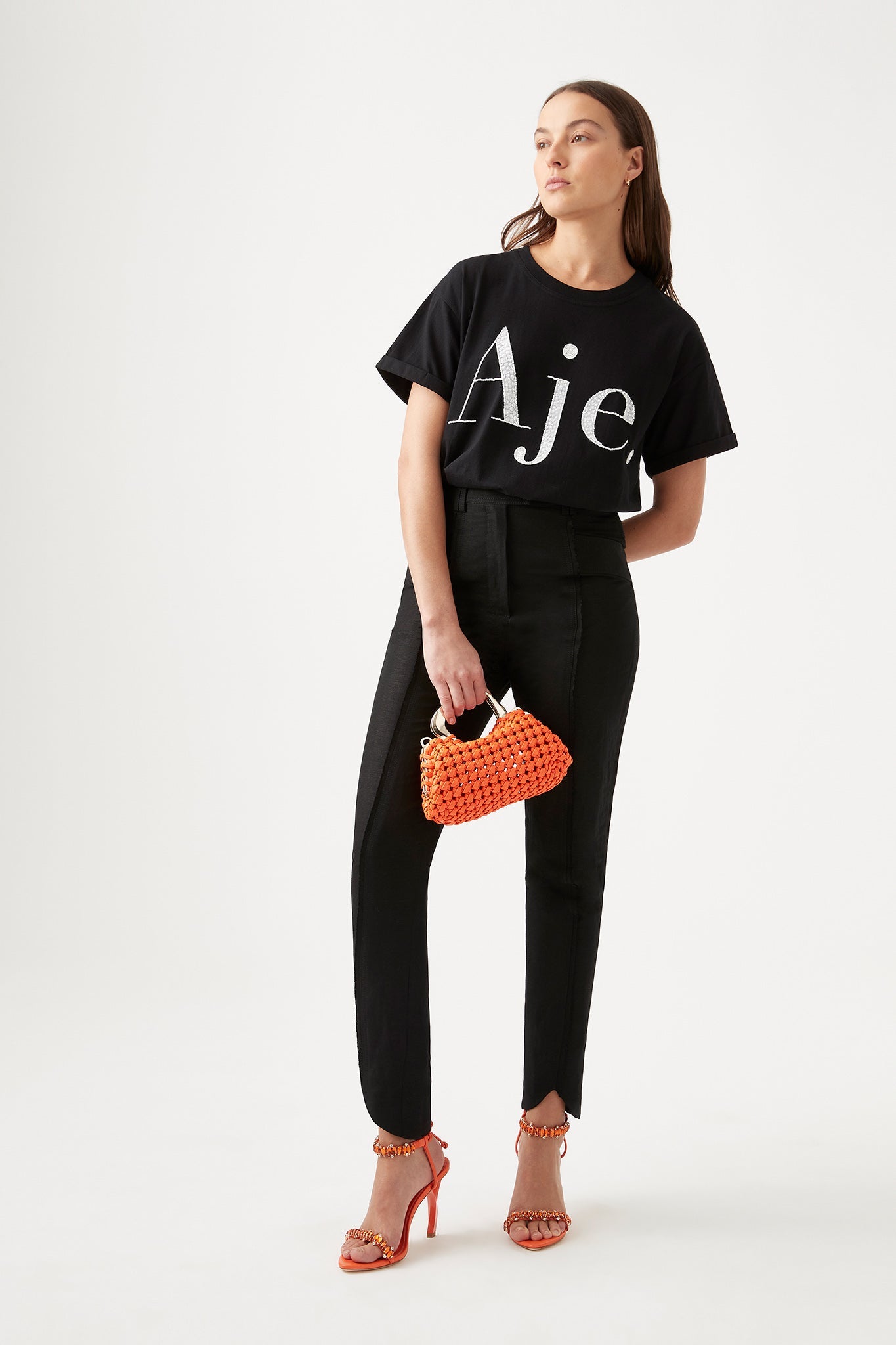 Classic Embellished Logo Tee