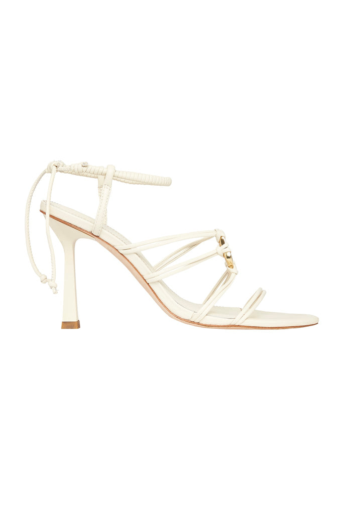 Mirage Leather Strappy Heel